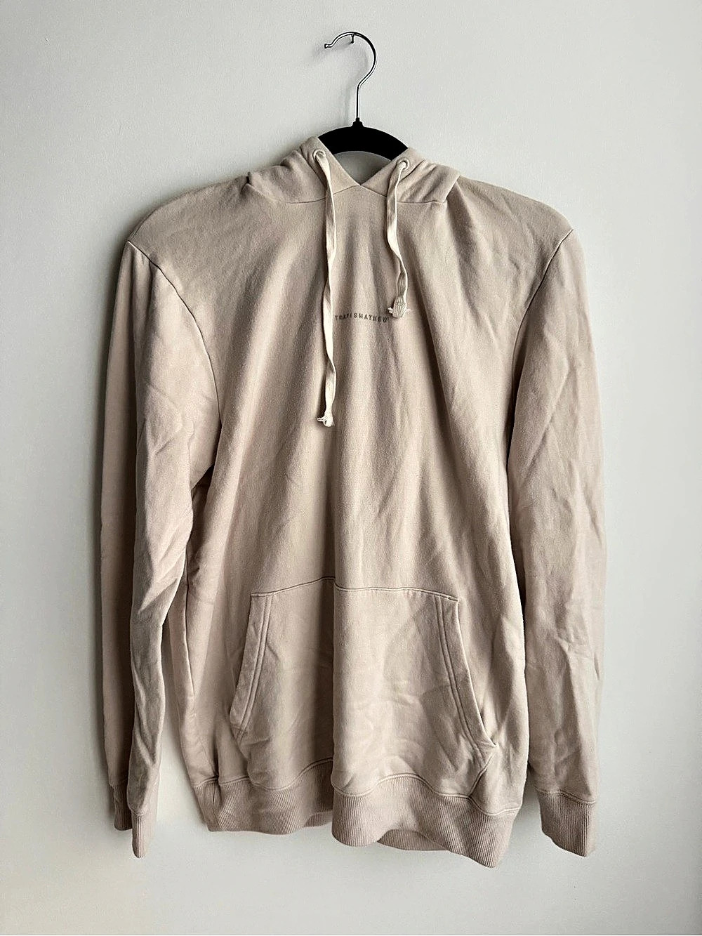 Travis Mathew Men’s Cloud Pullover Hoodie in Cream
